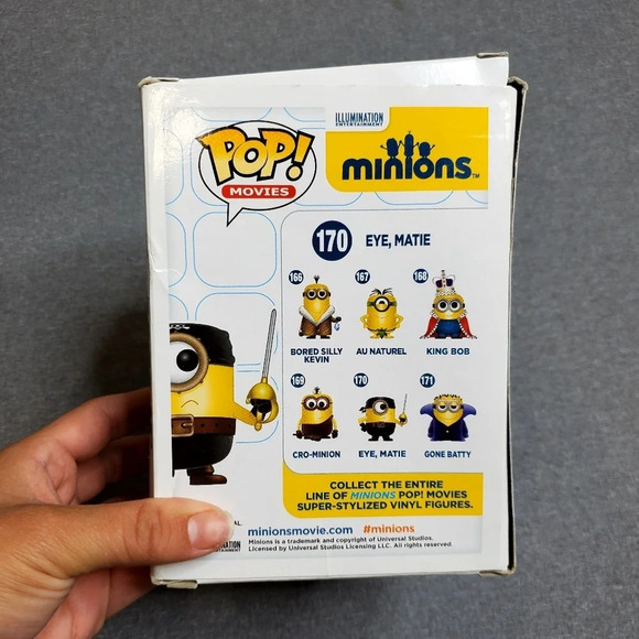 Funko Pop Minions Eye, Matie #170 Figure - Picture 3 of 3